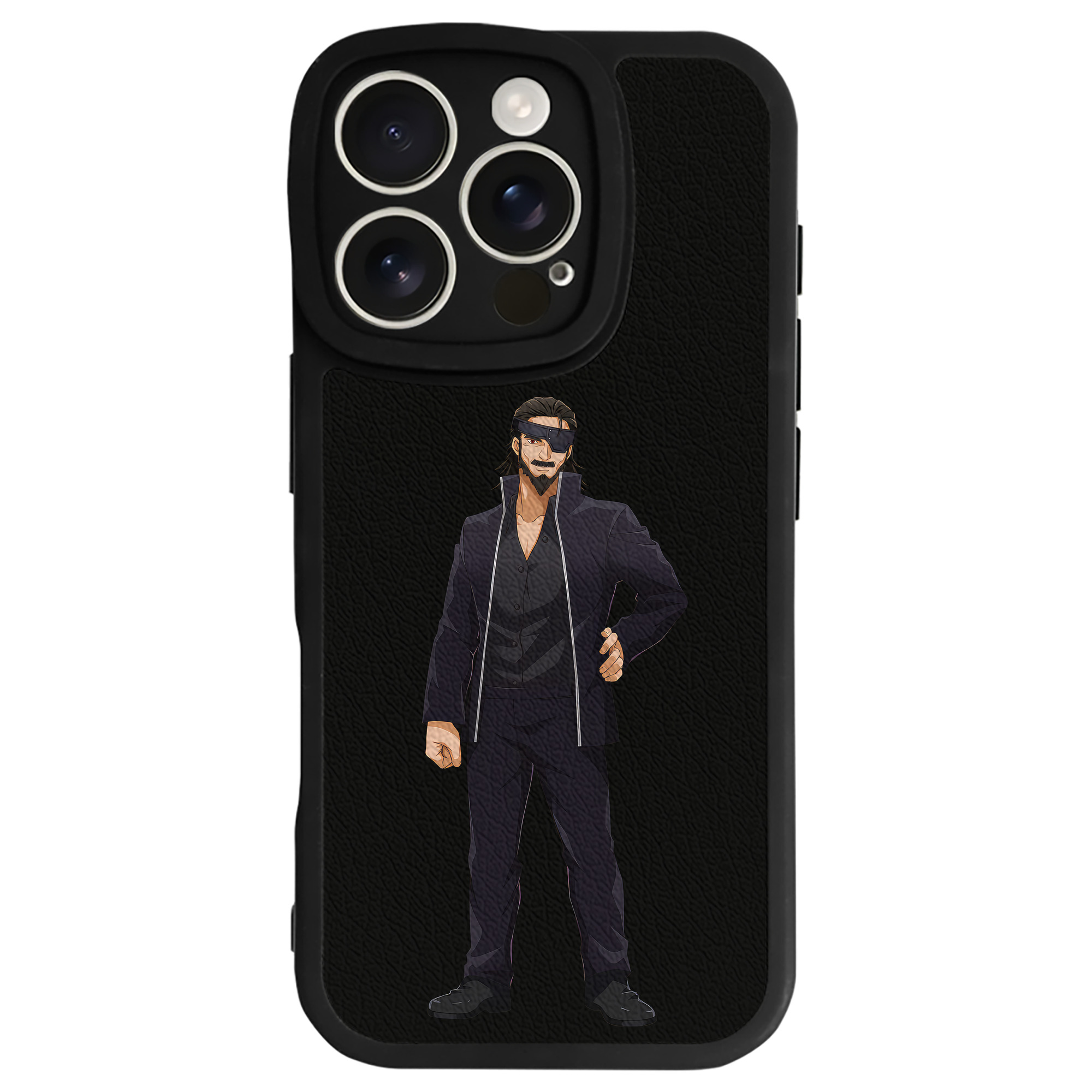 （画像用） 呪術廻戦 Jujutsu Kaisen 【iPhone 16シリーズ対応】シリコンスマホケース（レザー調） 材質：シリコン